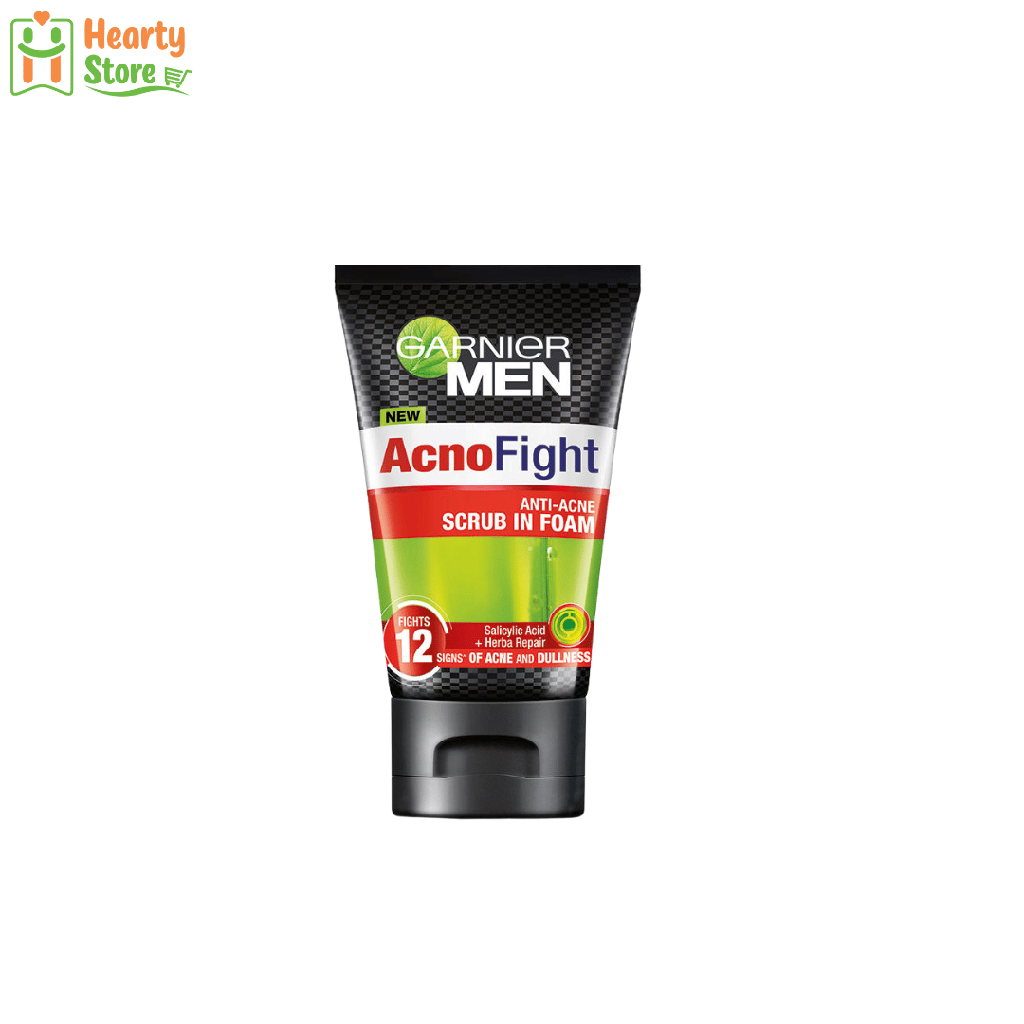 Garnier Men - Acno Fight အမျိုးသားသုံး မျက်နှာသစ် 100ml