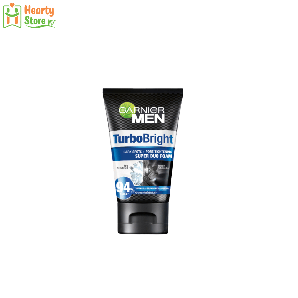 Garnier Men - Turbo Bright အမျိုးသားသုံး မျက်နှာသစ် 100ml