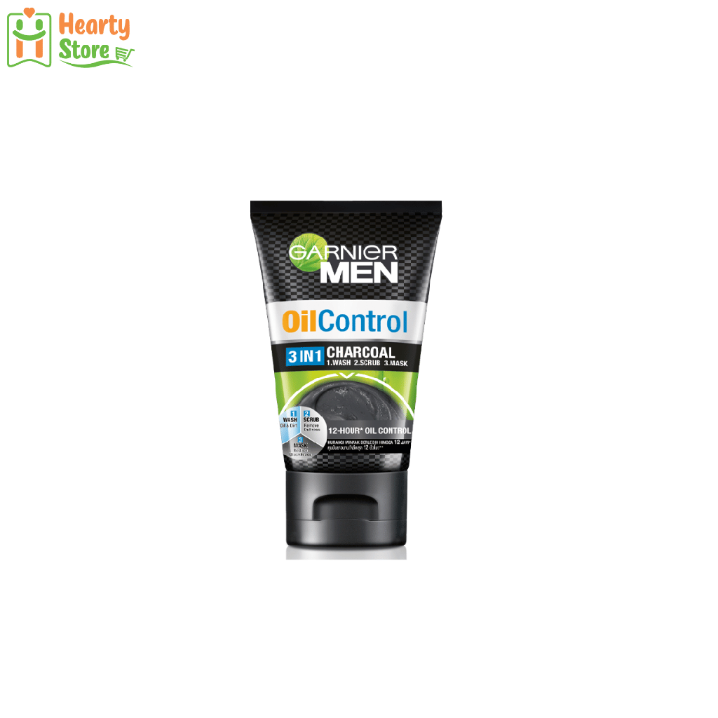 Garnier Men - Oil Control အမျိုးသားသုံး မျက်နှာသစ် 100ml