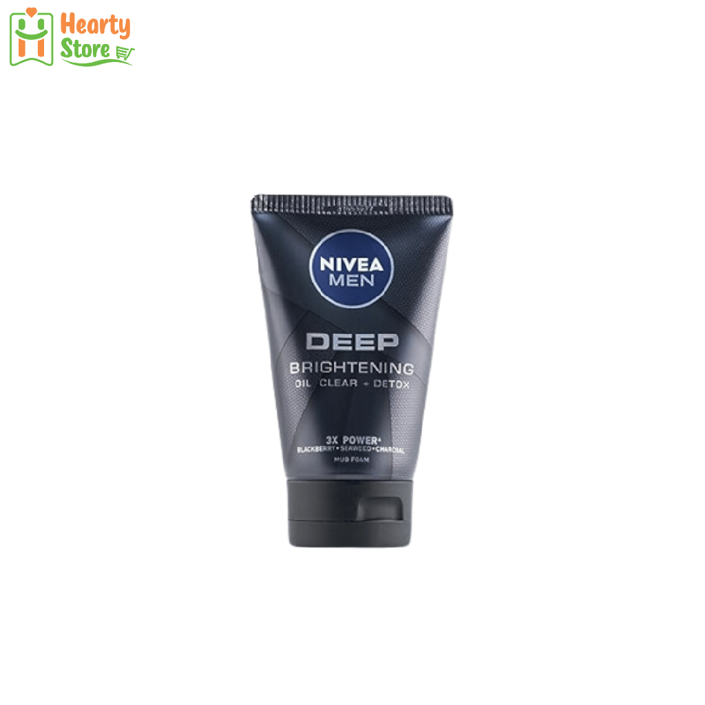 Nivea Men - Deep Facial Foam အမျိုးသားသုံး မျက်နှာသစ် 100g
