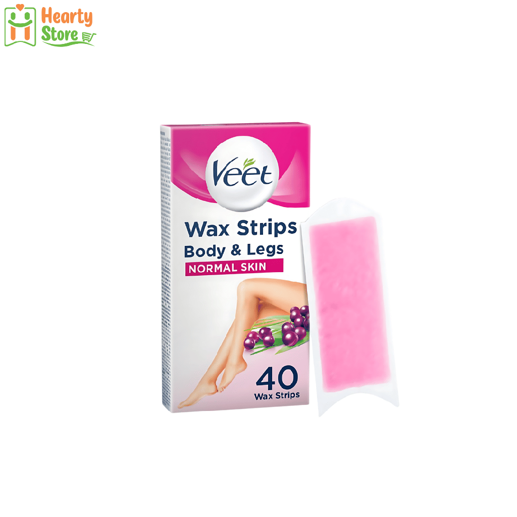 Veet Body & Leg Wax Strips - 40pcs