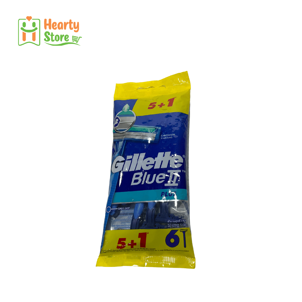Gillette - Blue II မုတ်ဆိတ်ရိတ်ဂျုတ် (5ခု)