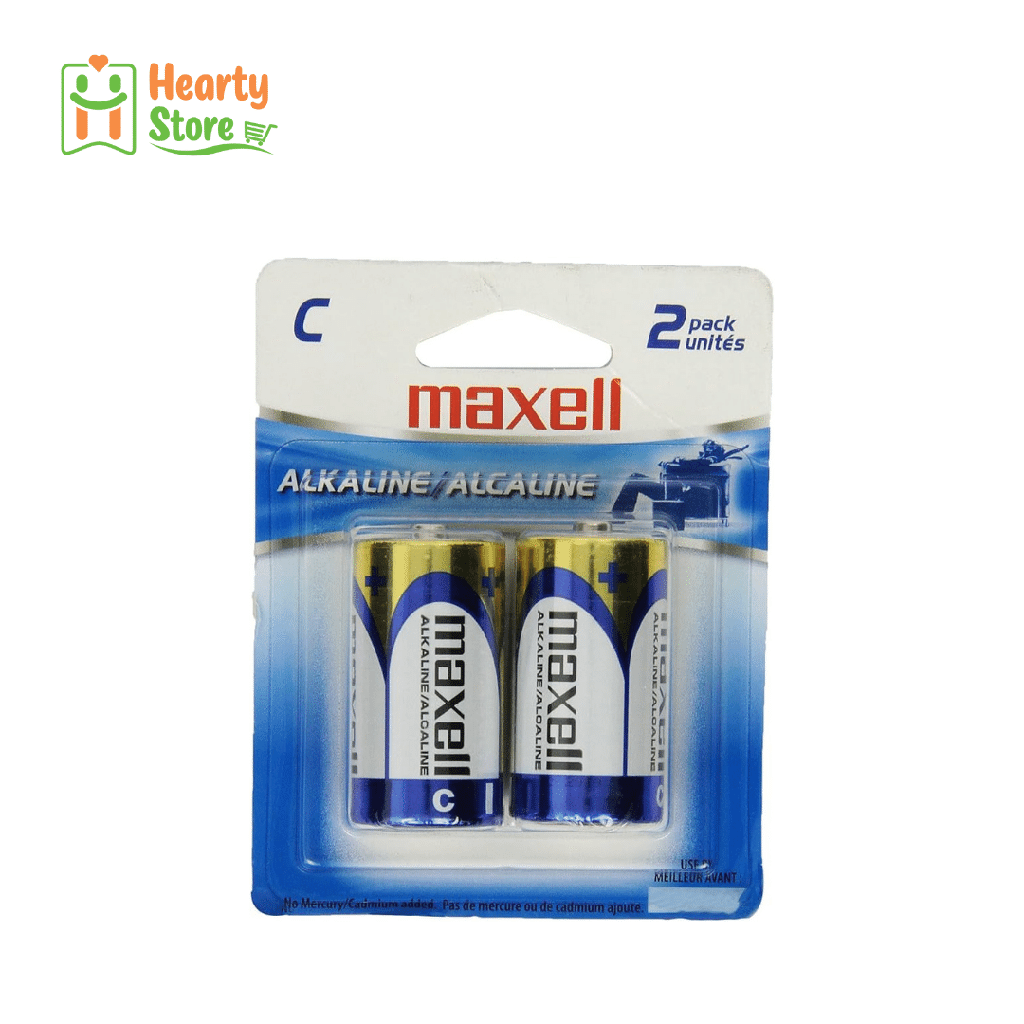 Maxell - Alkaline ဓာတ်ခဲ (C 2လုံးတွဲ)