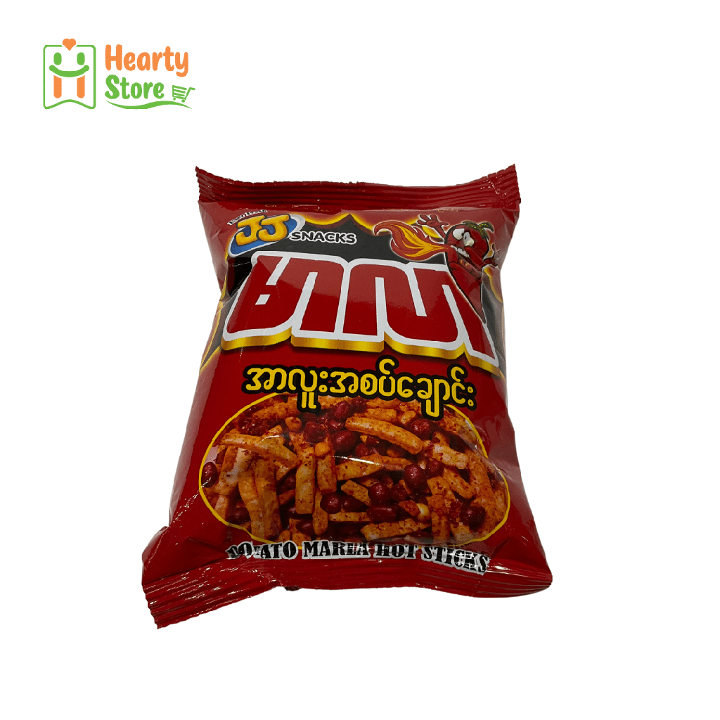 JJ Snacks မာလာအာလူးစပ်ချောင်း 30g