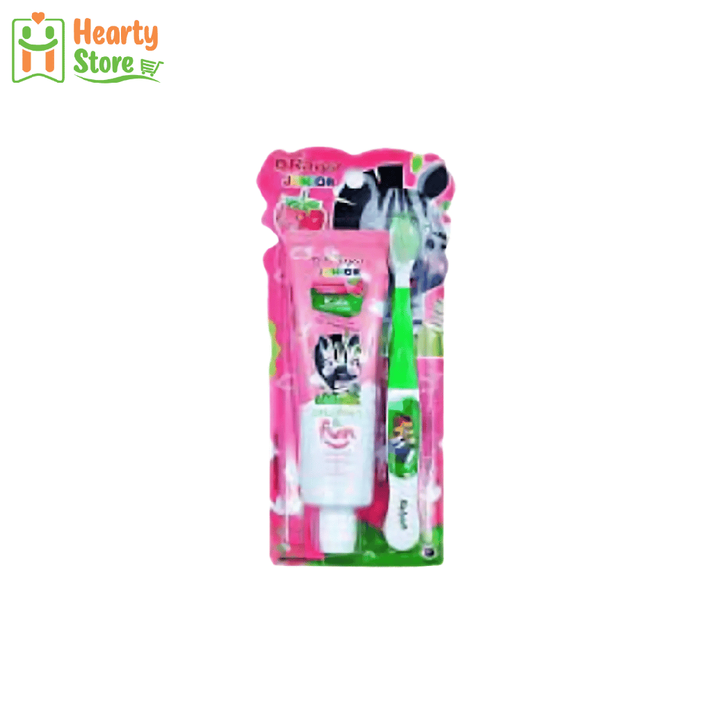 Raiya Junior ကလေး သွားတိုက်ဆေး + သွားတိုက်တံ 75g