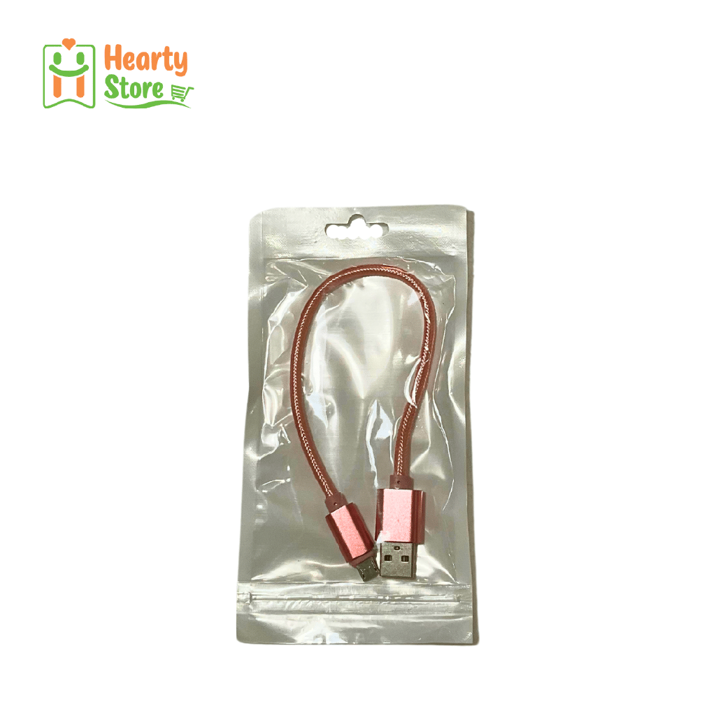 ဖုန်းအားသွင်းကြိုး - USB Charging Cable (Short ~6")