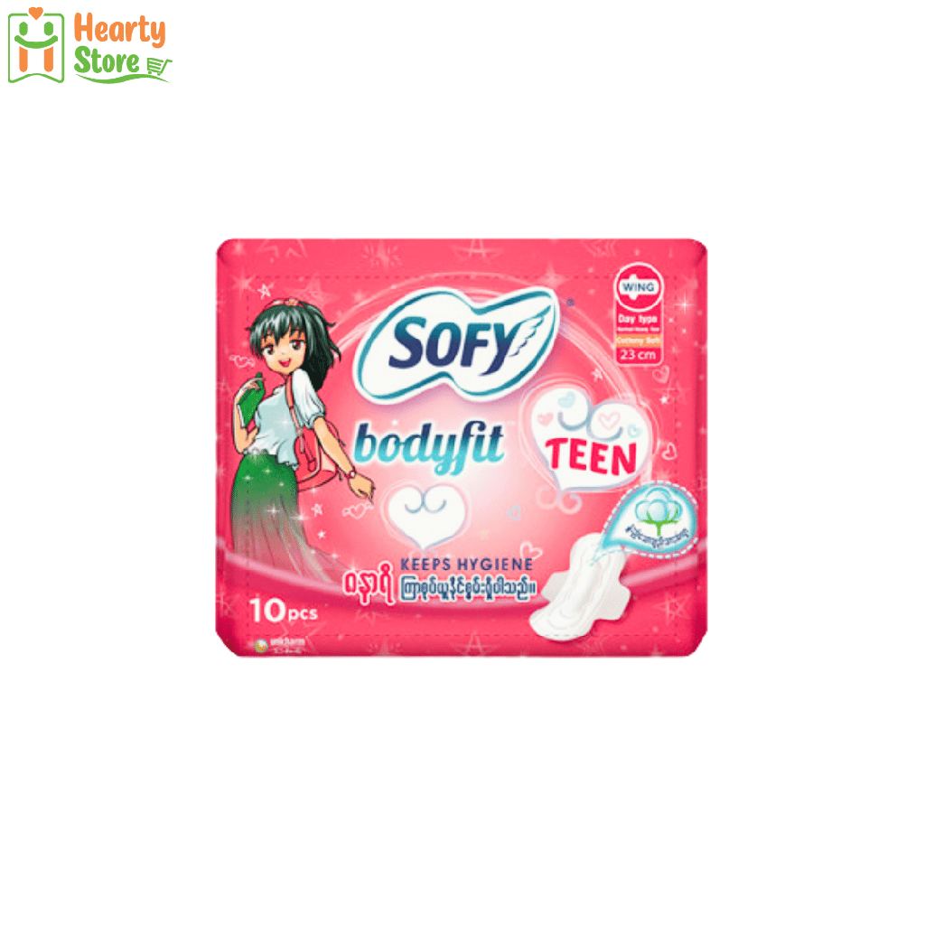 Sofy Body Fit Slim အမျိုးသမီးလစဉ်သုံး (နေ့ - 23cm) 10ခုပါ
