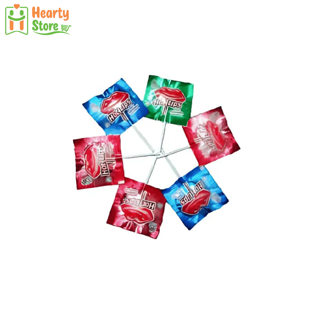 Hot Lips Fruit Flavoured Lollipops