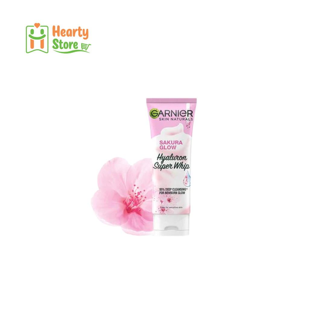 Garnier - Sakura Glow Hyaluron မျက်နှာသစ်ဆပ်ပြာ 50ml