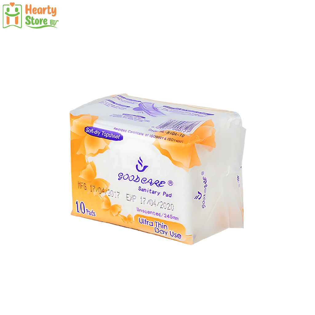 Good Care အမျိုးသမီး လစဉ်သုံး Ultra Thin (နေ့ 245mm) (လိမ္မော်)