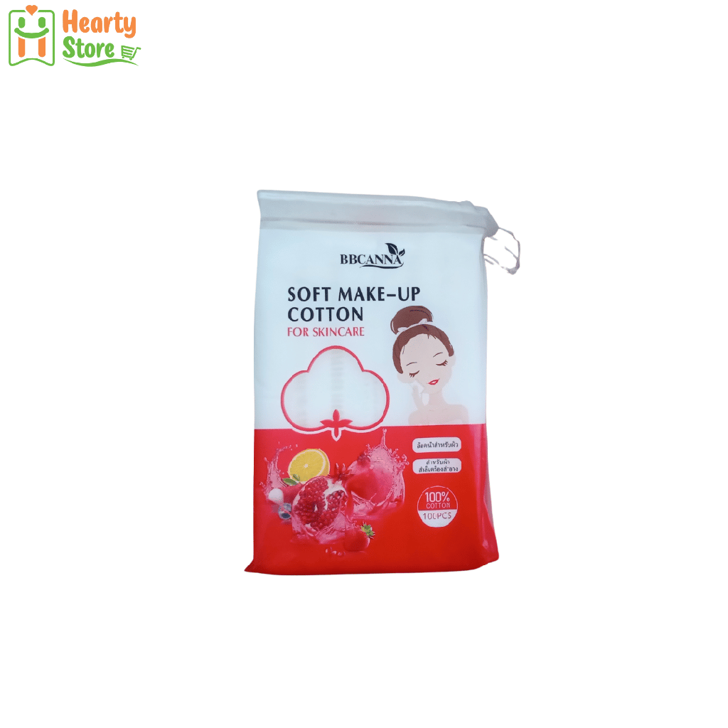 BBCANNA - Soft Make-Up Cotton 100PCS