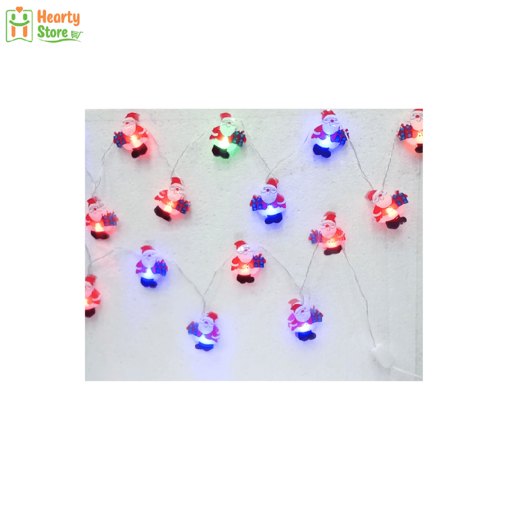 LED Christmas ရောင်စုံအရုပ် မီးကြိုး (LCN-0012) (ပလပ်ပေါက်ပါ)