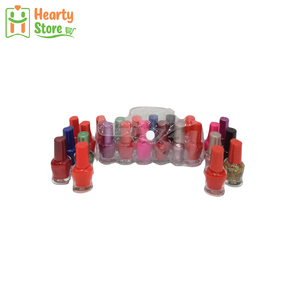 လက်သည်းနီရောင်စုံ