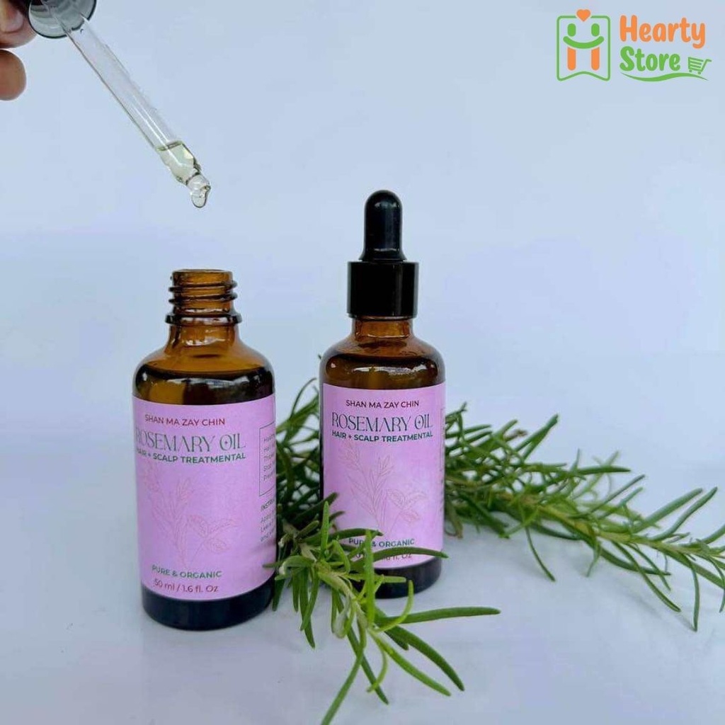 Shan Ma Zay Chin - Rosemary Oil ဆံပင်သန်ဆီ 50ml