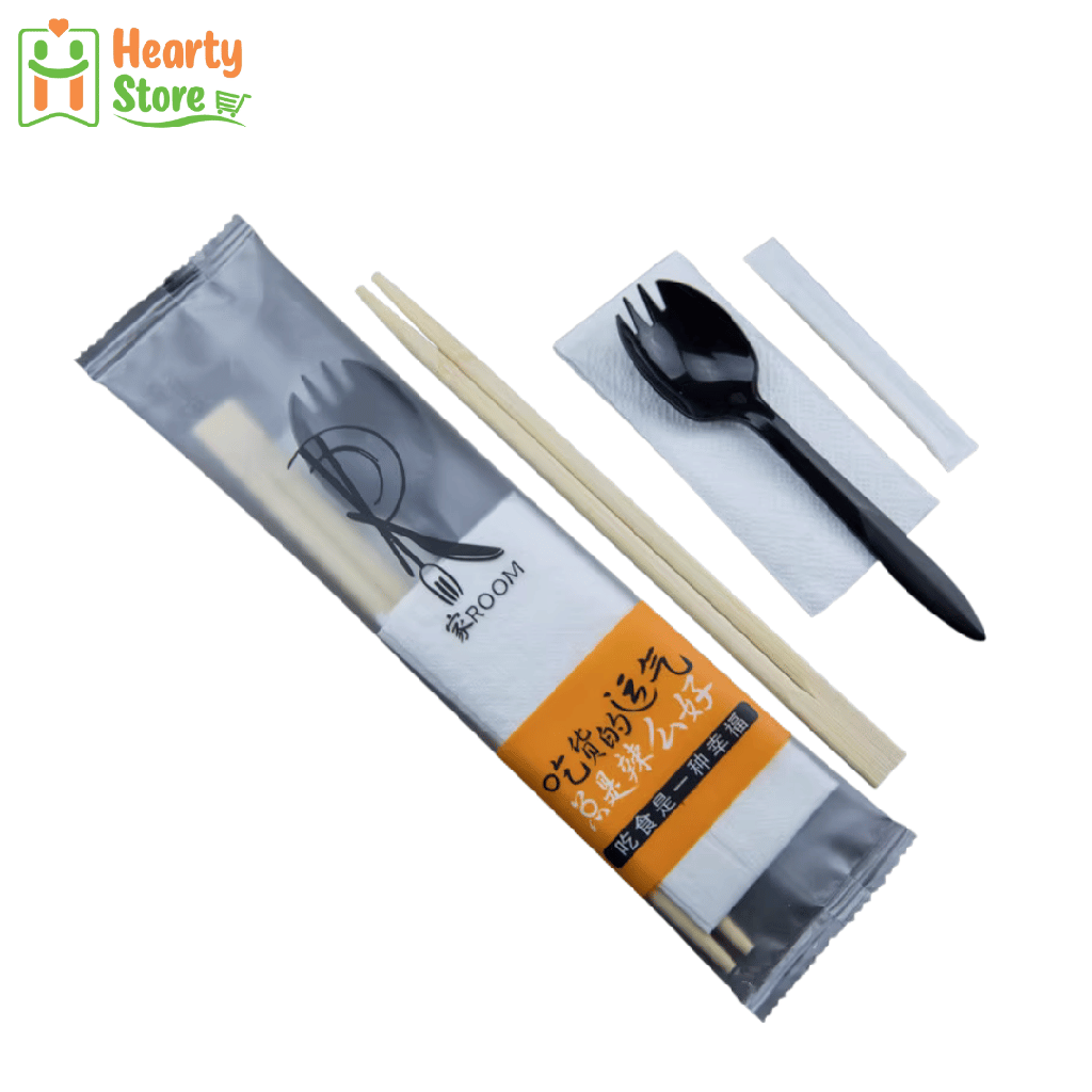 Room - တစ်ခါသုံး 4in1 Cultery Set PCS