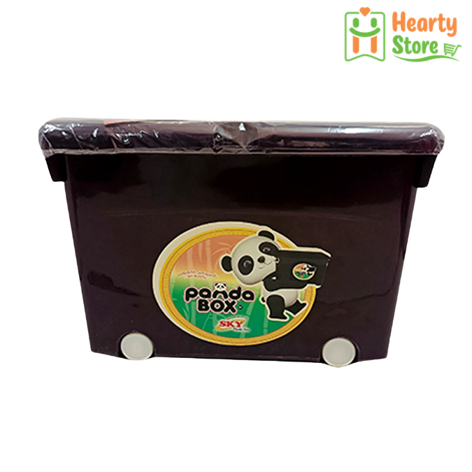 SKY - Panda Box ပလက်စတစ် အဝတ်ပုံး (သော့ခတ်)