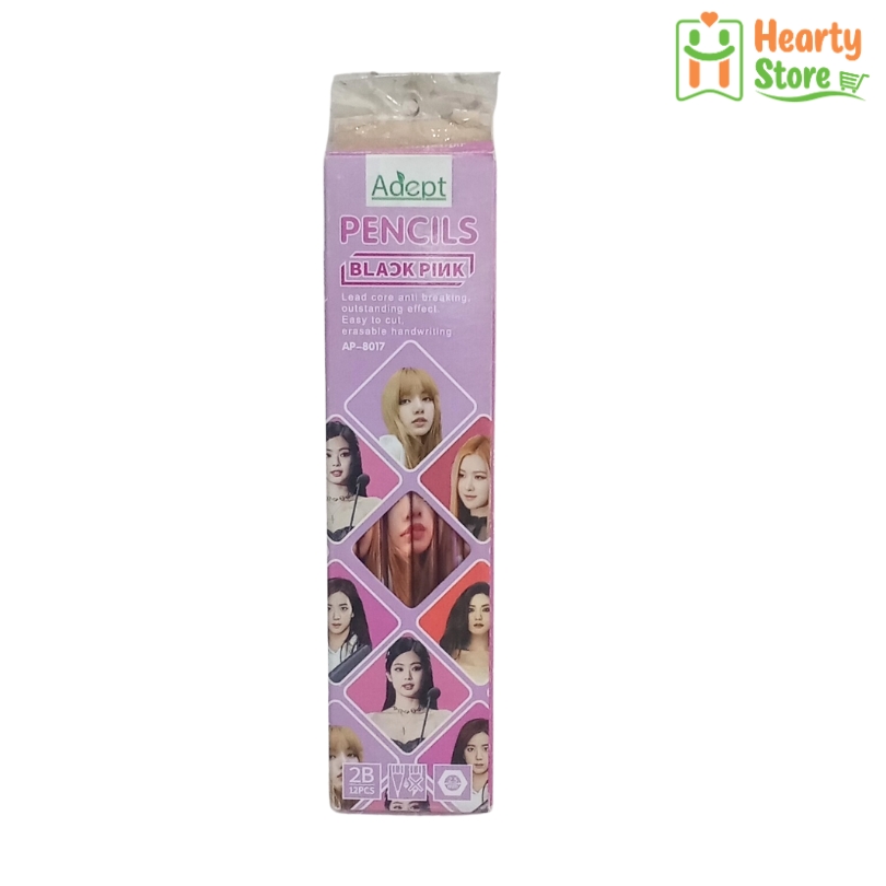 Adept Black Pink ခဲတံဘူး (AP8017)