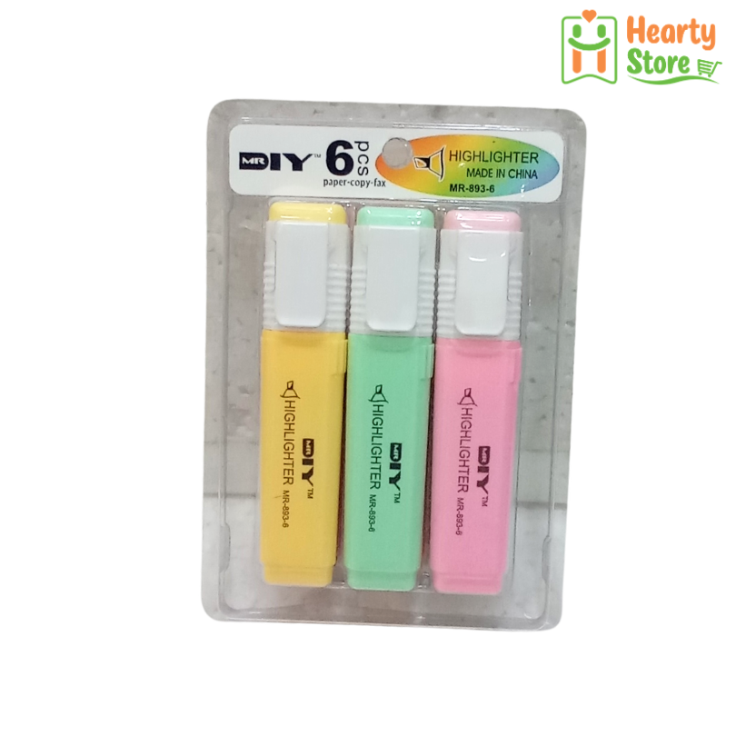 Mr DIY - Highlighter Shorts 6pcs (M-805-6)
