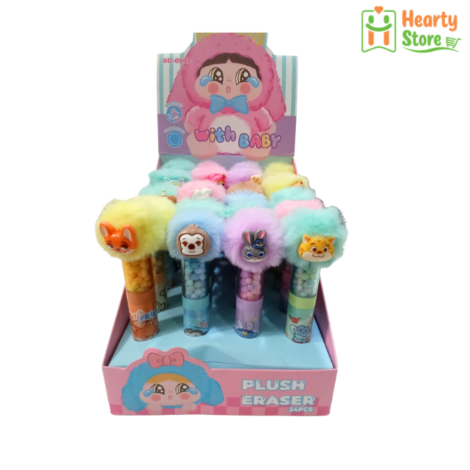 Plush - Eraser မွှေးပွရုပ်ပါ ခဲဖျက် (BD-0903)