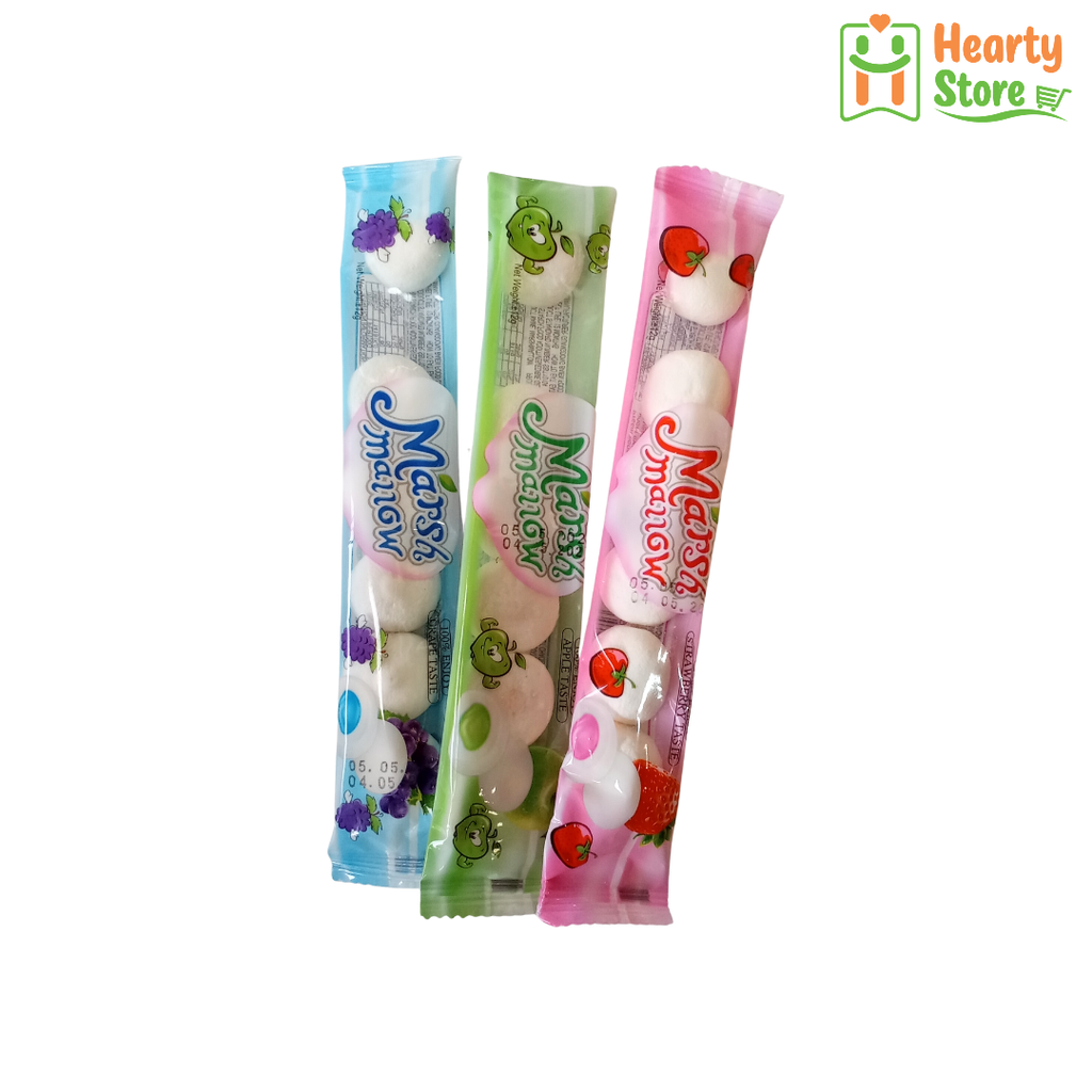 Halal Marshmallow - 6ခုပါ အဝိုင်း ဖော့ဂျယ်လီပျော့