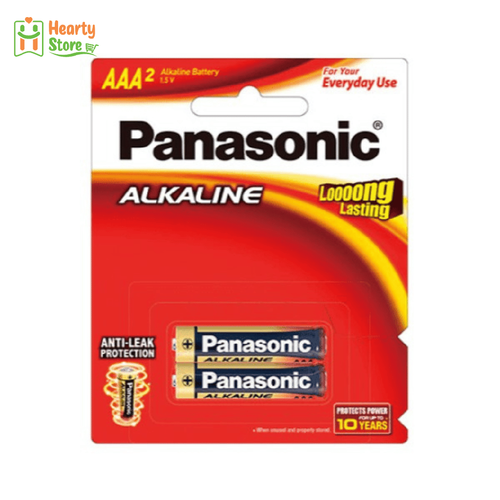 Panasonic Alkaline ဓာတ်ခဲ - AAA - 2လုံးတွဲကဒ်