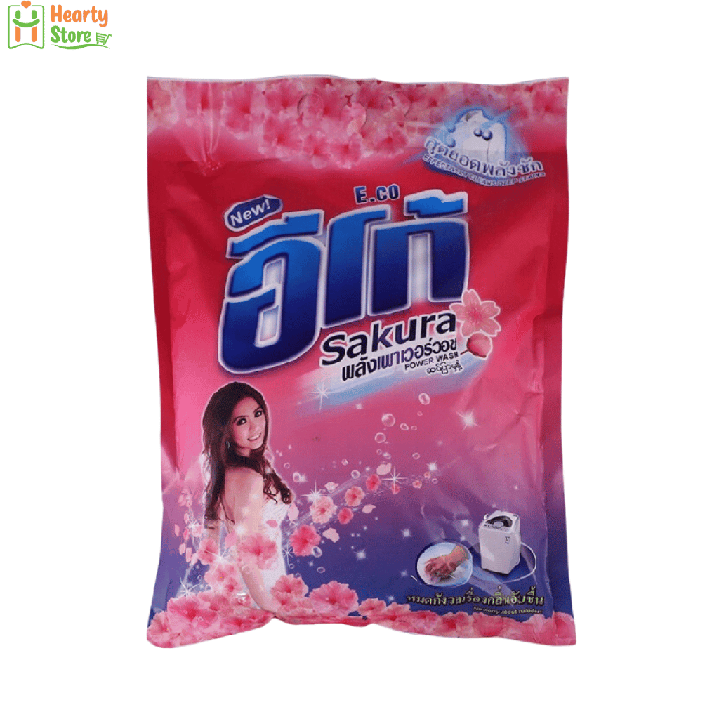 Eco Sakura ထိုင်း ဆပ်ပြာမှုန့် 2.4kg