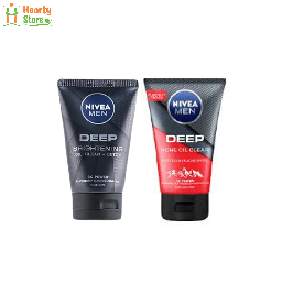 Nivea Men - Deep Facial Foam အမျိုးသားသုံး မျက်နှာသစ် 100g
