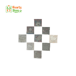 ပန်းချီဆေးရောင်ခြယ် Painting By Numbers (20x20cm)