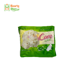 [17-iCare-SN-D-24-G] iCare အမျိုးသမီး လစဥ်သုံး (24cm နေ့) (တောင်ပံပါ အစိမ်းရောင်)